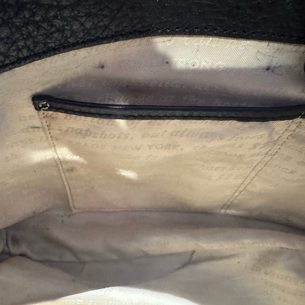 Kate Spade Wellesley Alessa Black Pebbled Leather Satchel – Hand Painted 1 of 1 - Picture 10 of 16